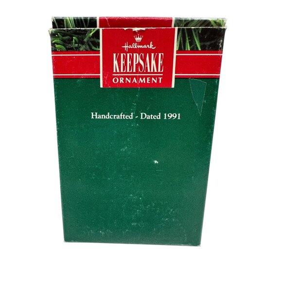 Vintage Hallmark Keepsake Ornament Garfield Angel On Star Wing Halo 1991 QX517-7 - Picture 2 of 7